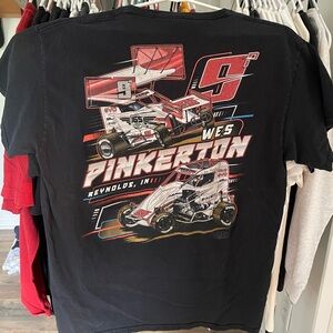 Wes pinkerton dirt racing tshirt